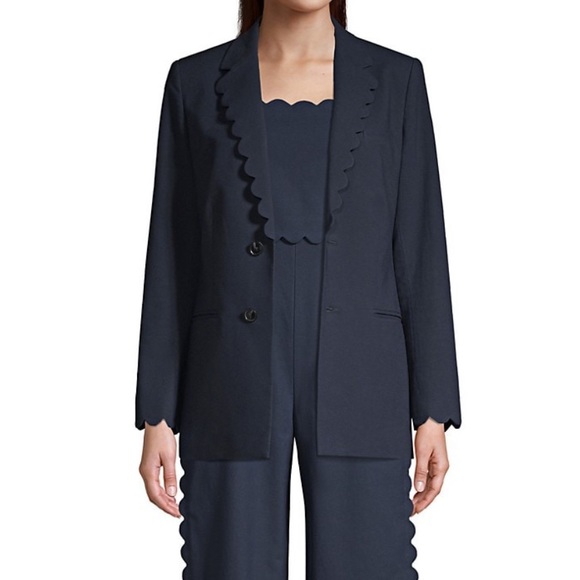 NWT Rebecca Taylor navy blazer - size 8 - Picture 1 of 6